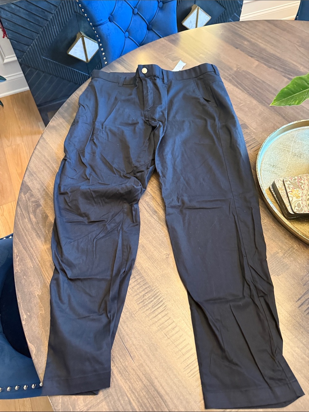 Fabletics Men's Black Dress Pants - Tailored Straight